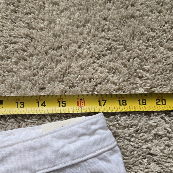 We The Free beginners luck low rise slouch shorts white denim womens 31 - Picture 10 of 12